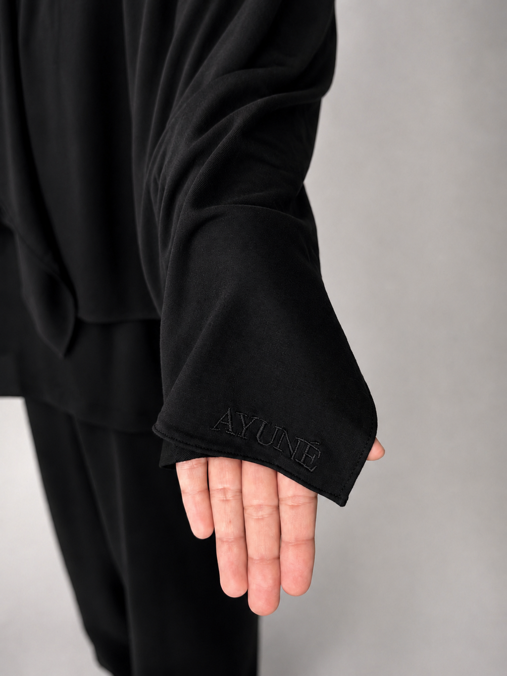 NOIR — Bamboo Jersey Hijab Set