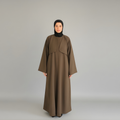 Draped Abaya - Khaki