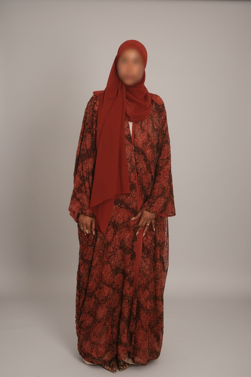 Desert Ember Abaya