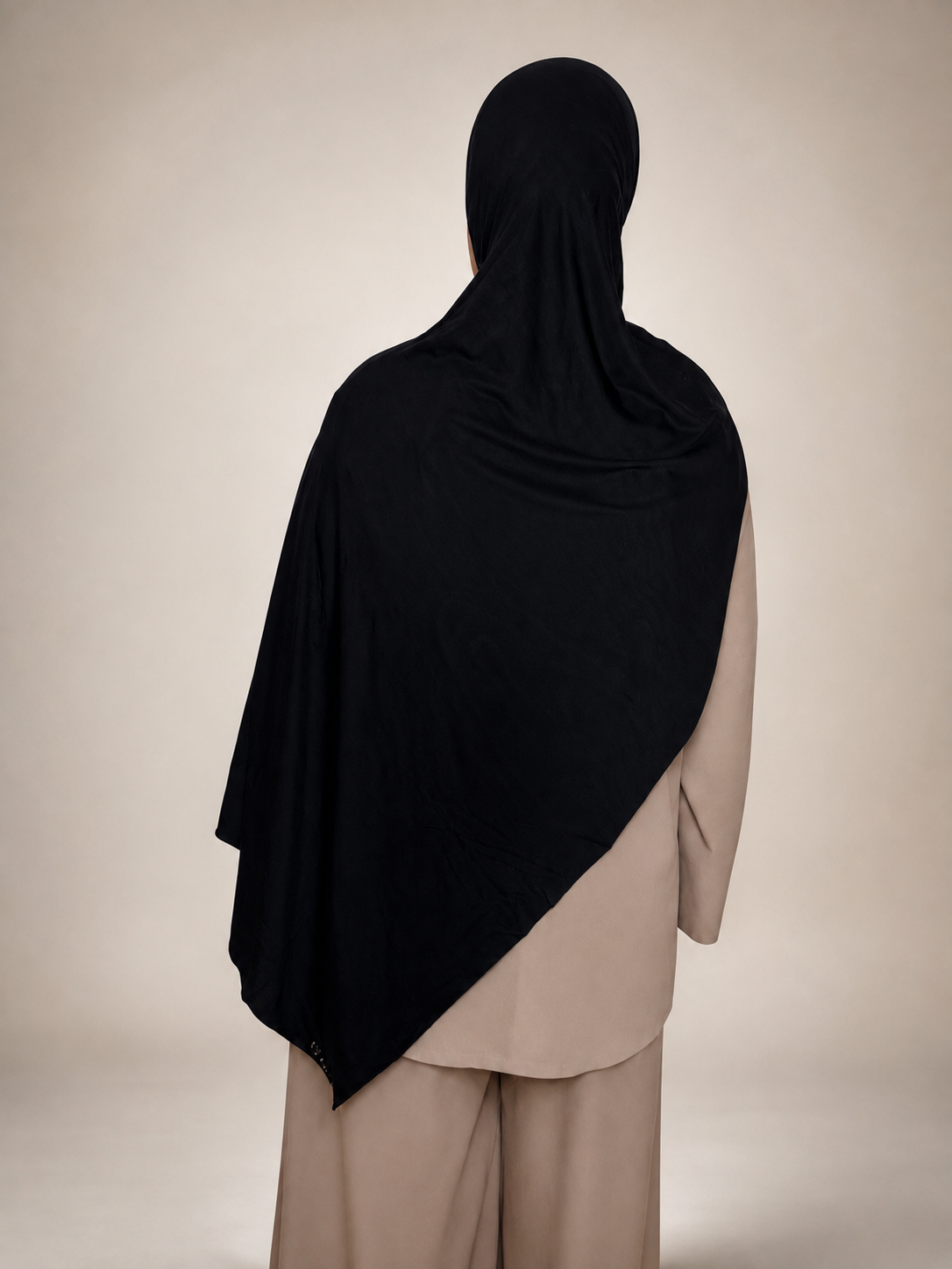NOIR — Bamboo Jersey Hijab Set