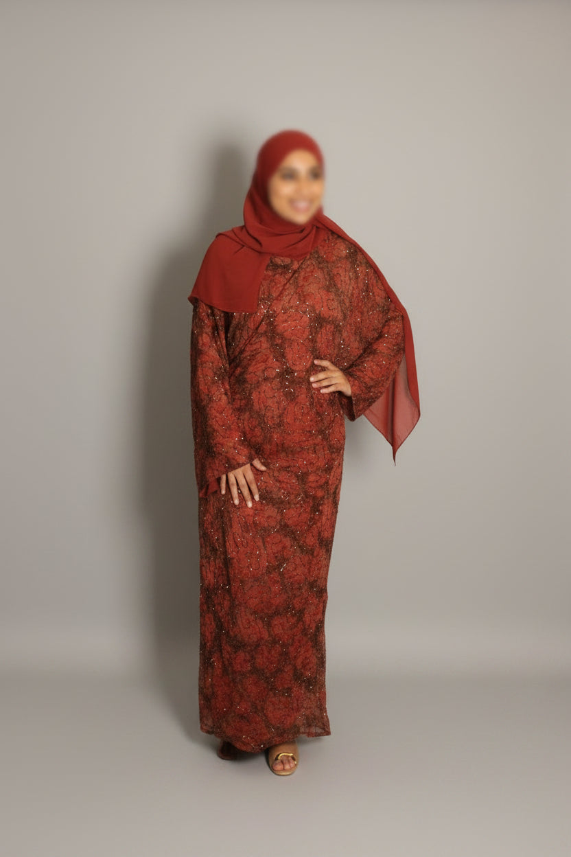 Desert Ember Abaya